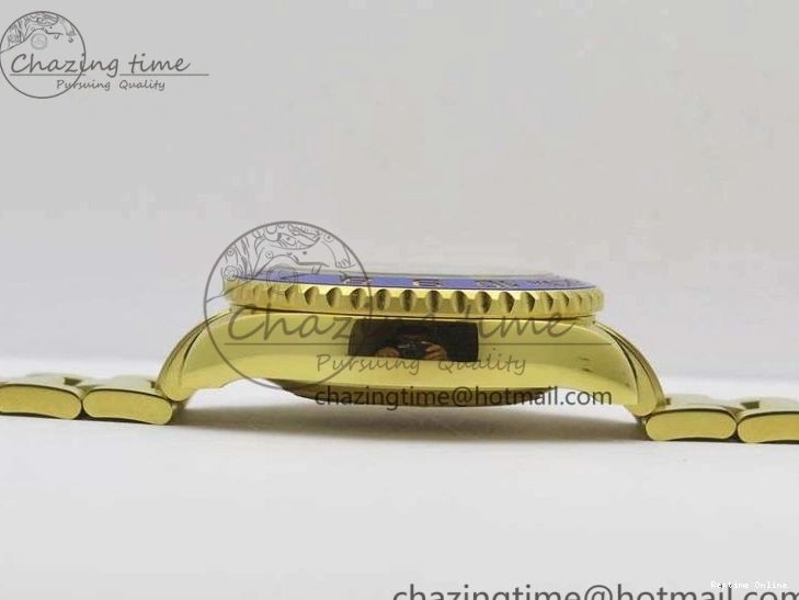 0228 YachtMaster II 116688 YG JF 1:1 Best Edition White Dial Blue Ceramic Bezel On YG Bracelet A Cozy 3577